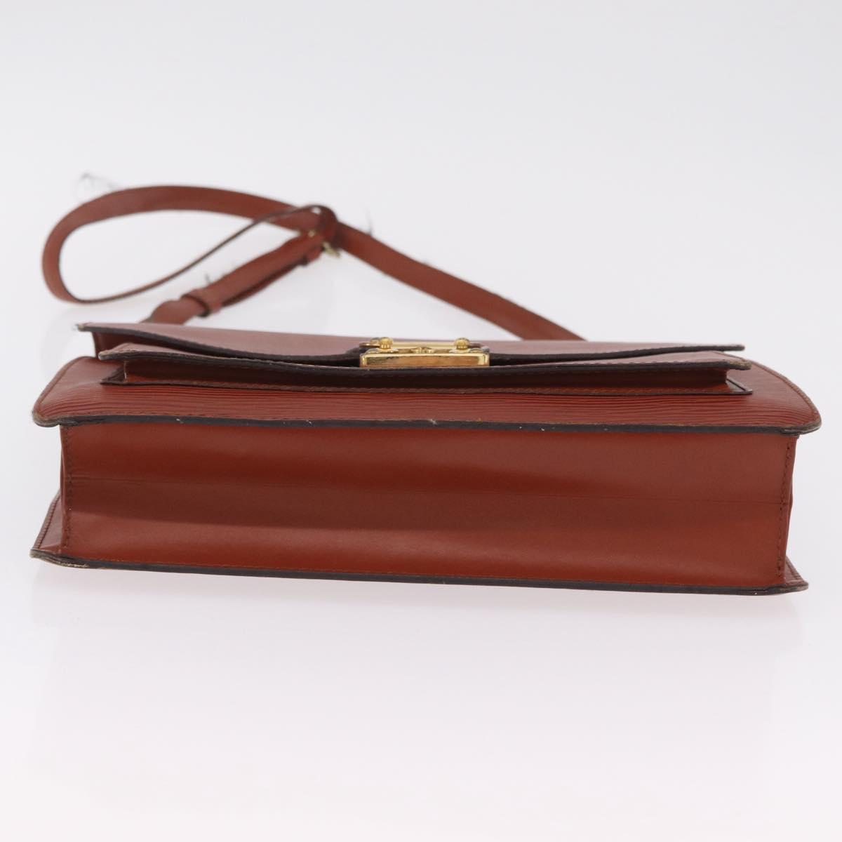 LOUIS VUITTON Epi Monceau 28 Hand Bag Brown M52123 LV Auth BA15521