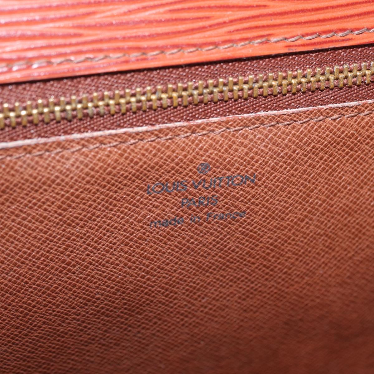 LOUIS VUITTON Epi Monceau 28 Hand Bag Brown M52123 LV Auth BA15521