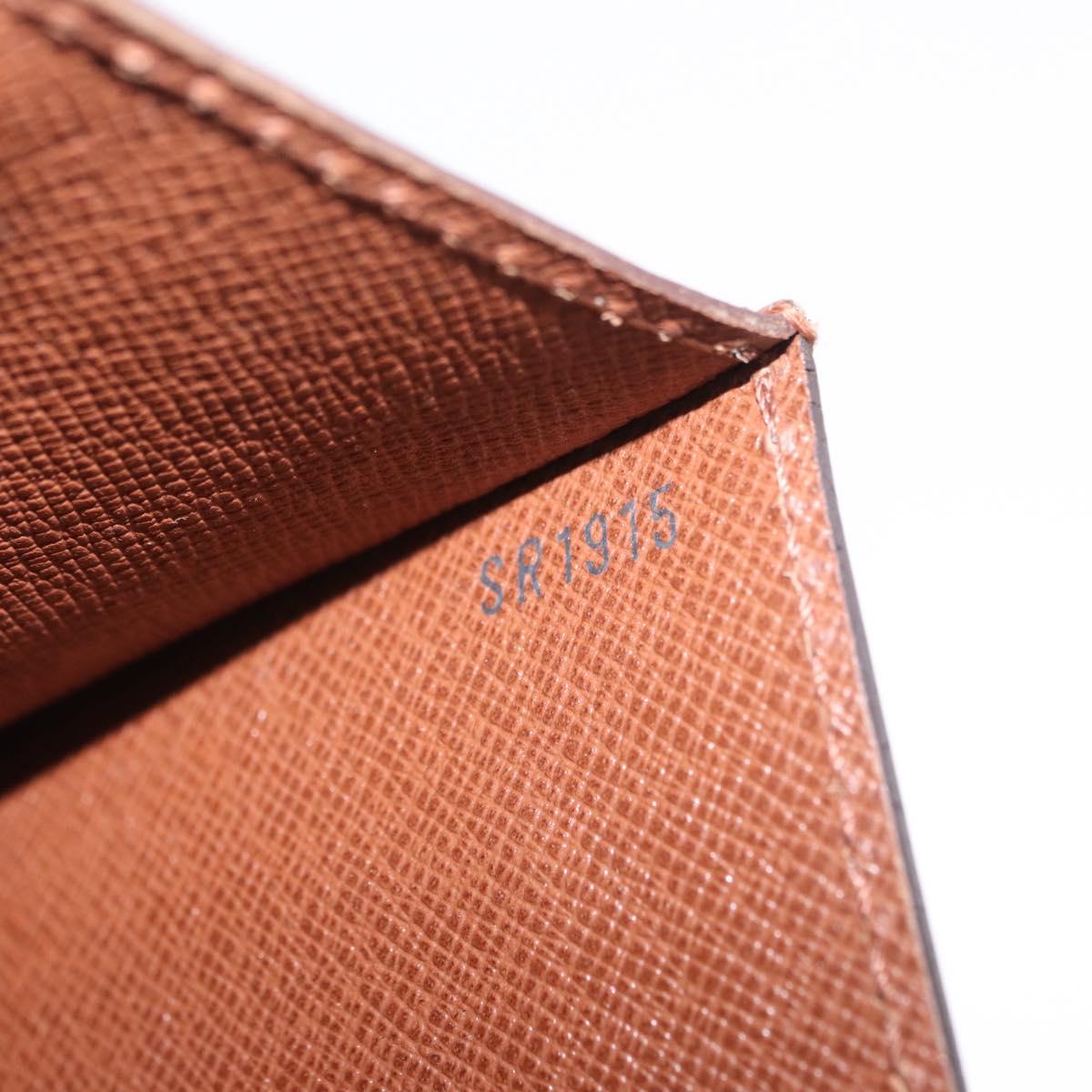 LOUIS VUITTON Epi Monceau 28 Hand Bag Brown M52123 LV Auth BA15521