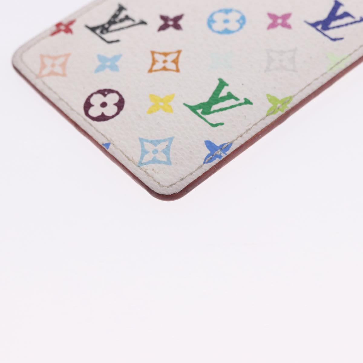 LOUIS VUITTON Monogram Multicolor Etui Miroir Mirror White M92651 Auth BA15522