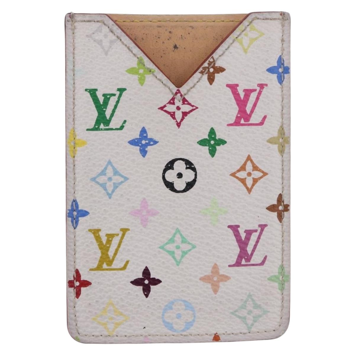 LOUIS VUITTON Monogram Multicolor Etui Miroir Mirror White M92651 Auth BA15522