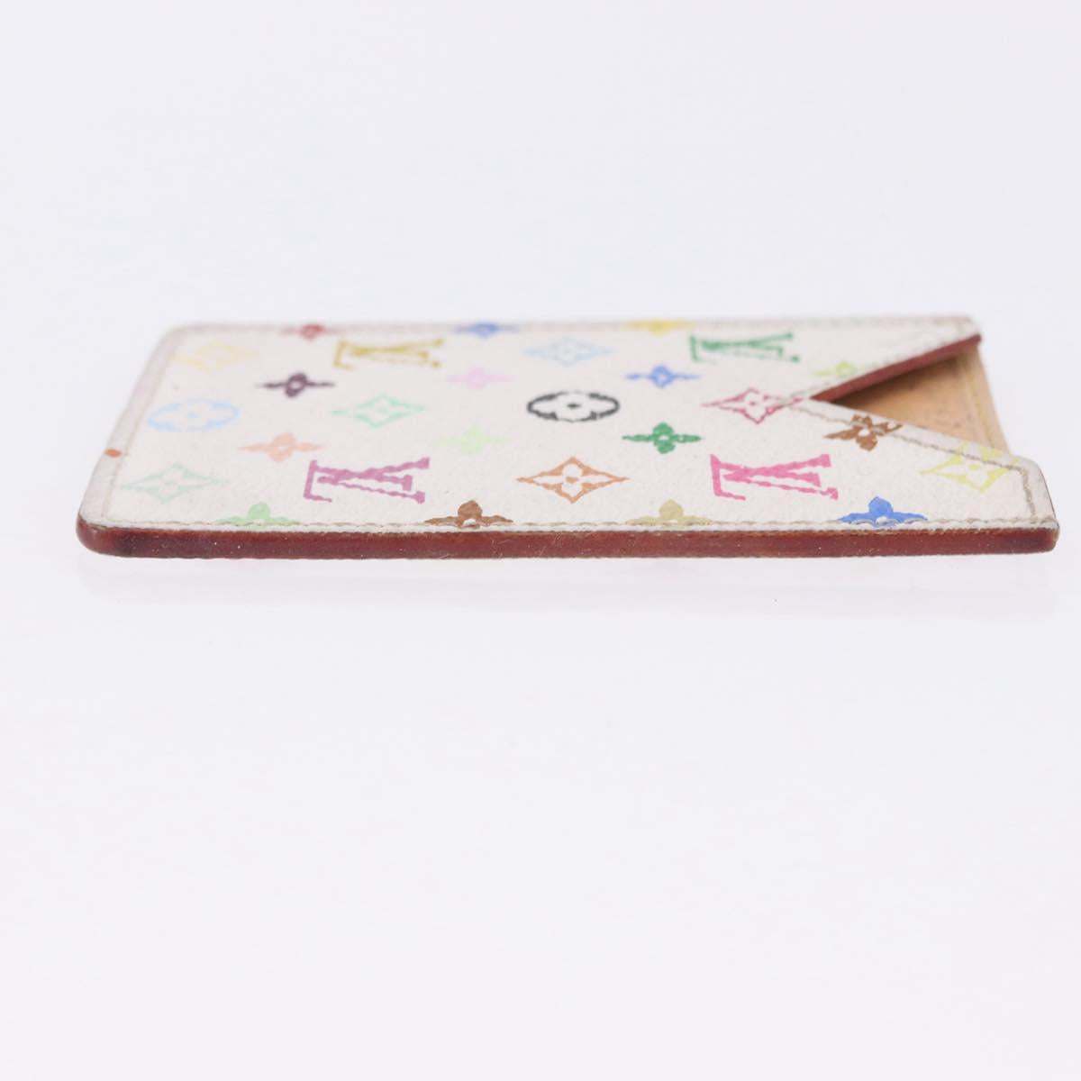 LOUIS VUITTON Monogram Multicolor Etui Miroir Mirror White M92651 Auth BA15522