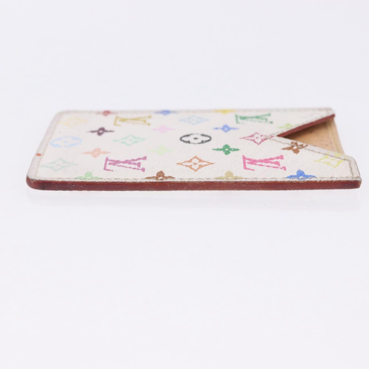 LOUIS VUITTON Monogram Multicolor Etui Miroir Mirror White M92651 Auth BA15522