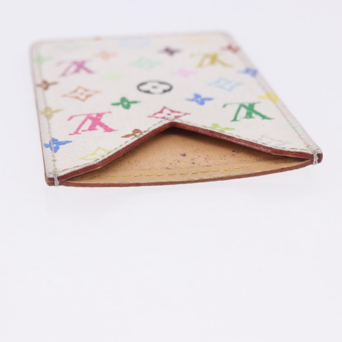 LOUIS VUITTON Monogram Multicolor Etui Miroir Mirror White M92651 Auth BA15522