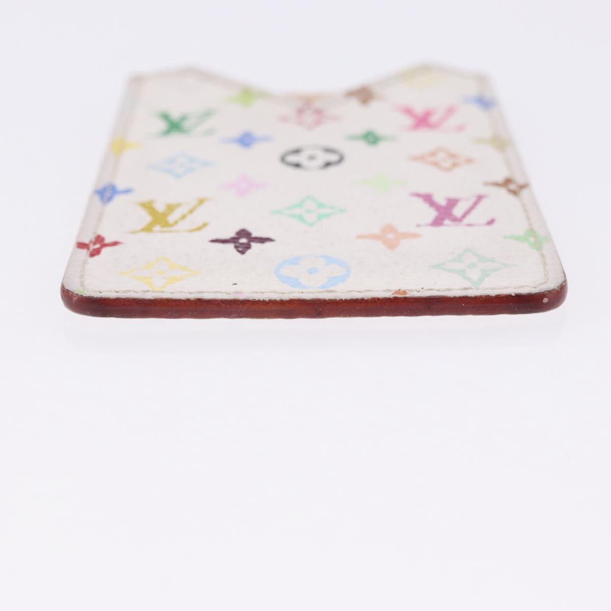 LOUIS VUITTON Monogram Multicolor Etui Miroir Mirror White M92651 Auth BA15522