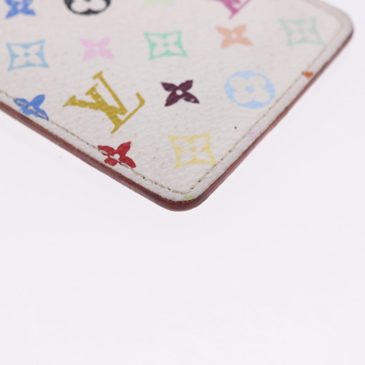 LOUIS VUITTON Monogram Multicolor Etui Miroir Mirror White M92651 Auth BA15522