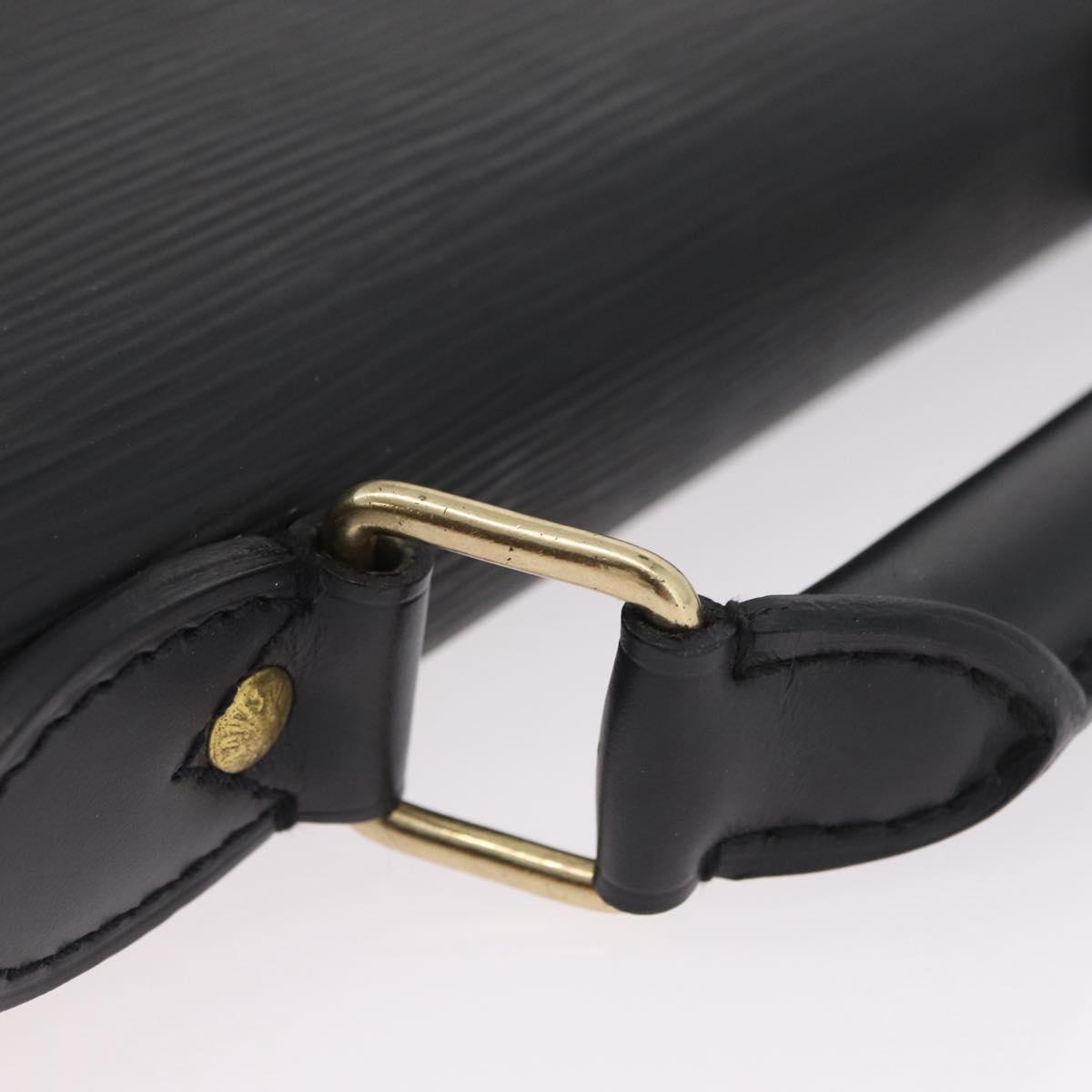 LOUIS VUITTON Epi Serviette Conseiller Briefcase Black M54422 LV Auth BA15530