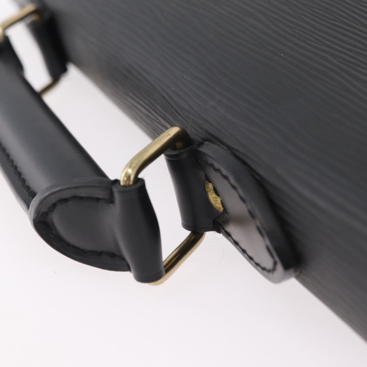 LOUIS VUITTON Epi Serviette Conseiller Briefcase Black M54422 LV Auth BA15530