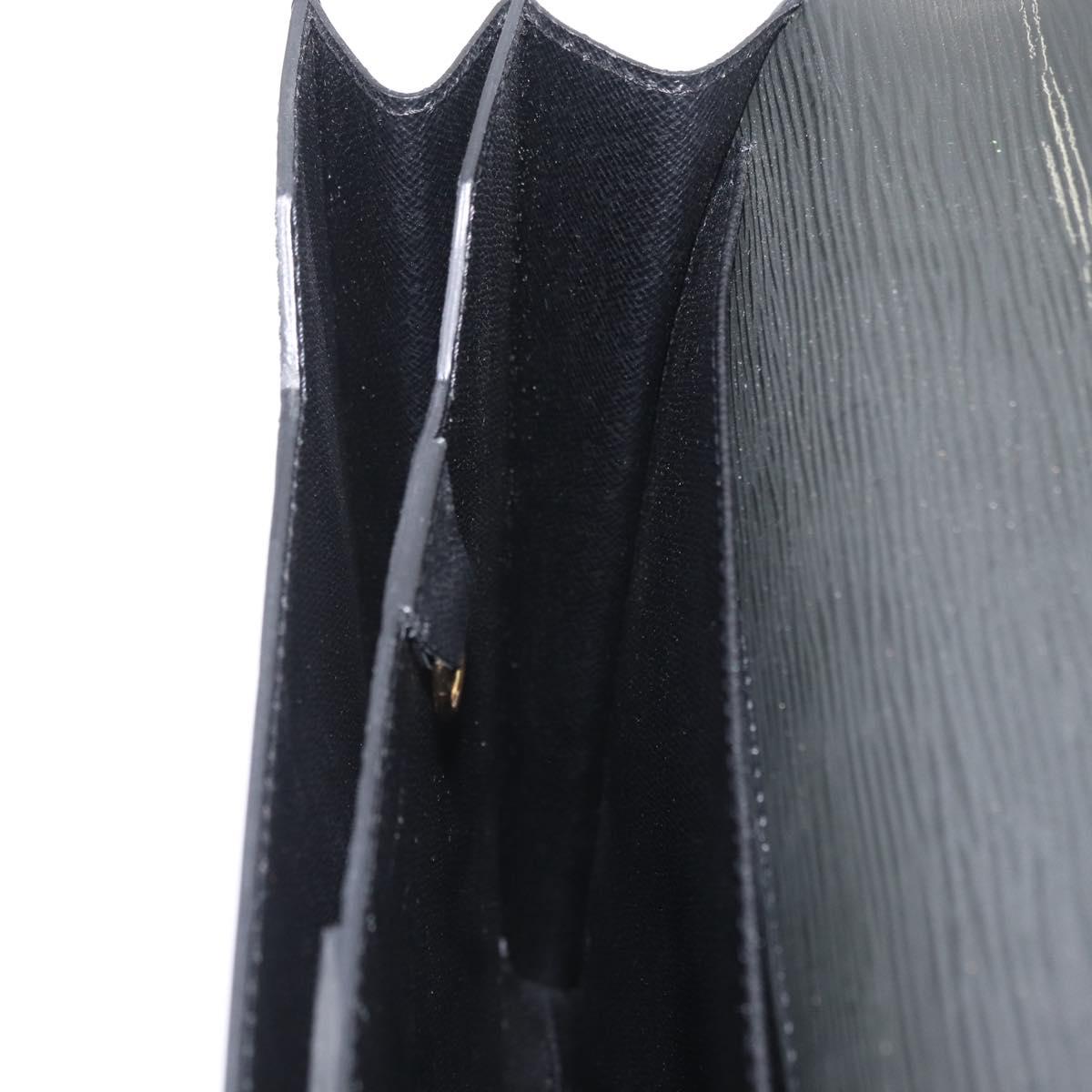 LOUIS VUITTON Epi Serviette Conseiller Briefcase Black M54422 LV Auth BA15530