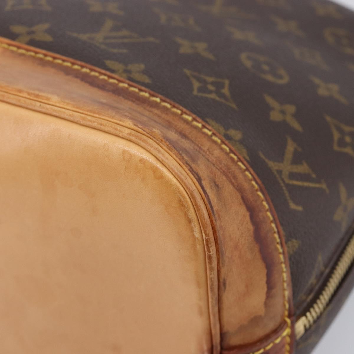 LOUIS VUITTON Monogram Alma Hand Bag M51130 LV Auth BA15537