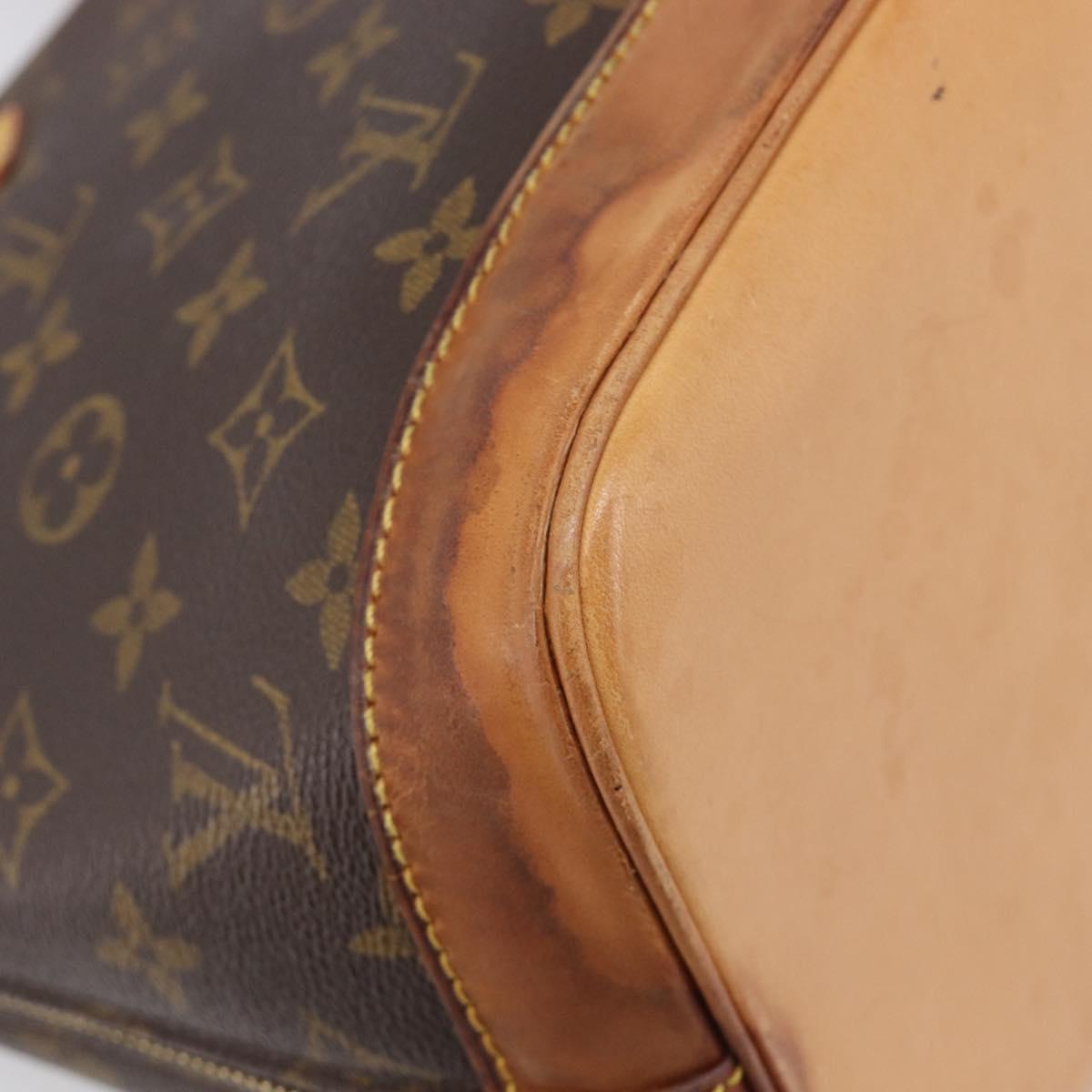 LOUIS VUITTON Monogram Alma Hand Bag M51130 LV Auth BA15537