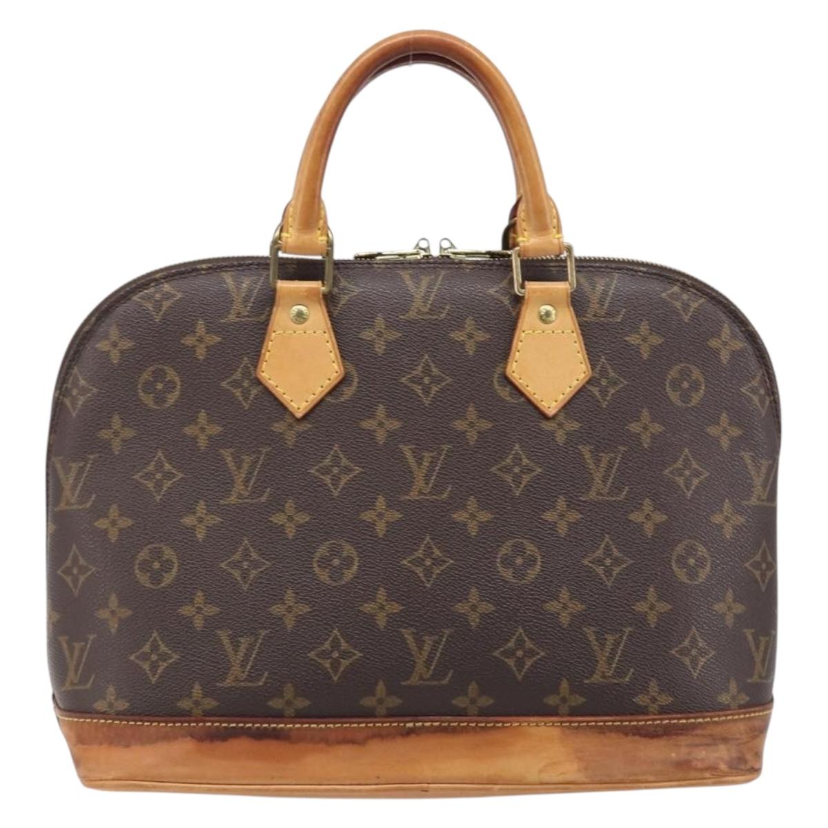 LOUIS VUITTON Monogram Alma Hand Bag M51130 LV Auth BA15537