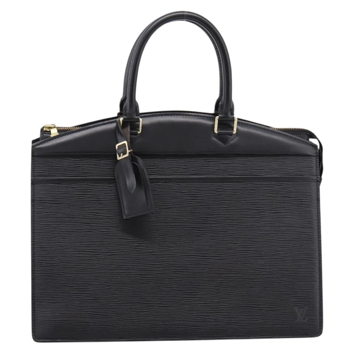 LOUIS VUITTON Epi Riviera Hand Bag Black M48182 LV Auth BA15538