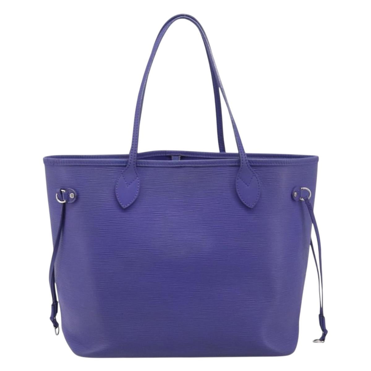 LOUIS VUITTON Epi Neverfull MM Tote Bag Purple Fig M40883 LV Auth BA15540A