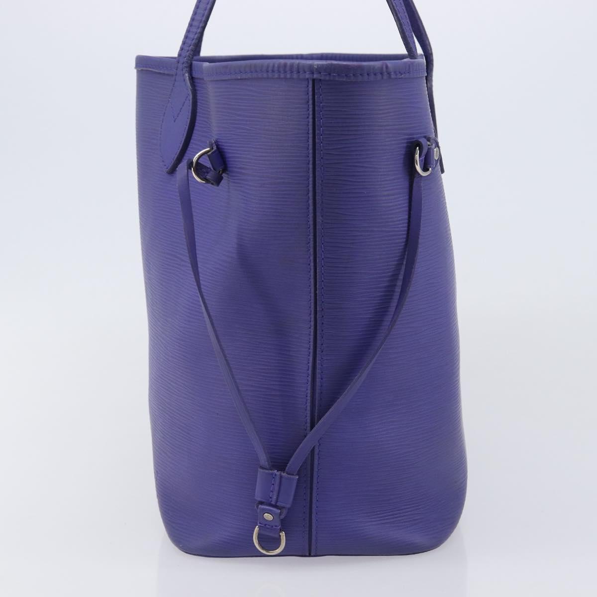 LOUIS VUITTON Epi Neverfull MM Tote Bag Purple Fig M40883 LV Auth BA15540A