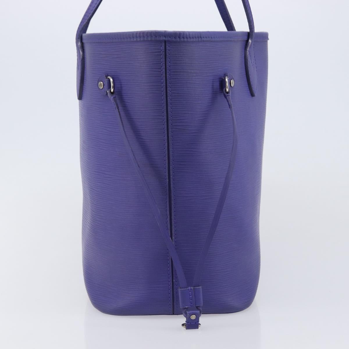 LOUIS VUITTON Epi Neverfull MM Tote Bag Purple Fig M40883 LV Auth BA15540A