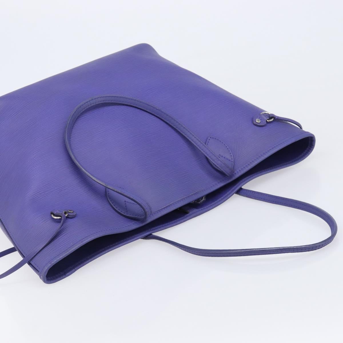 LOUIS VUITTON Epi Neverfull MM Tote Bag Purple Fig M40883 LV Auth BA15540A
