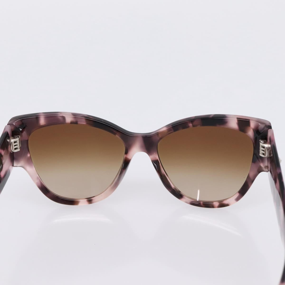 VALENTINO Sunglasses Plastic Pink Silver Auth BA15546A