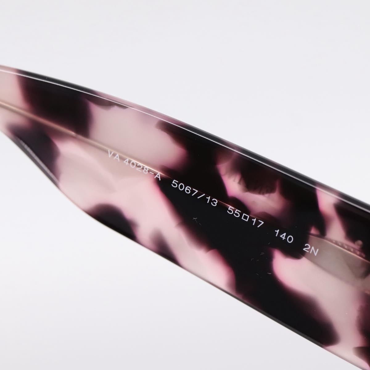 VALENTINO Sunglasses Plastic Pink Silver Auth BA15546A