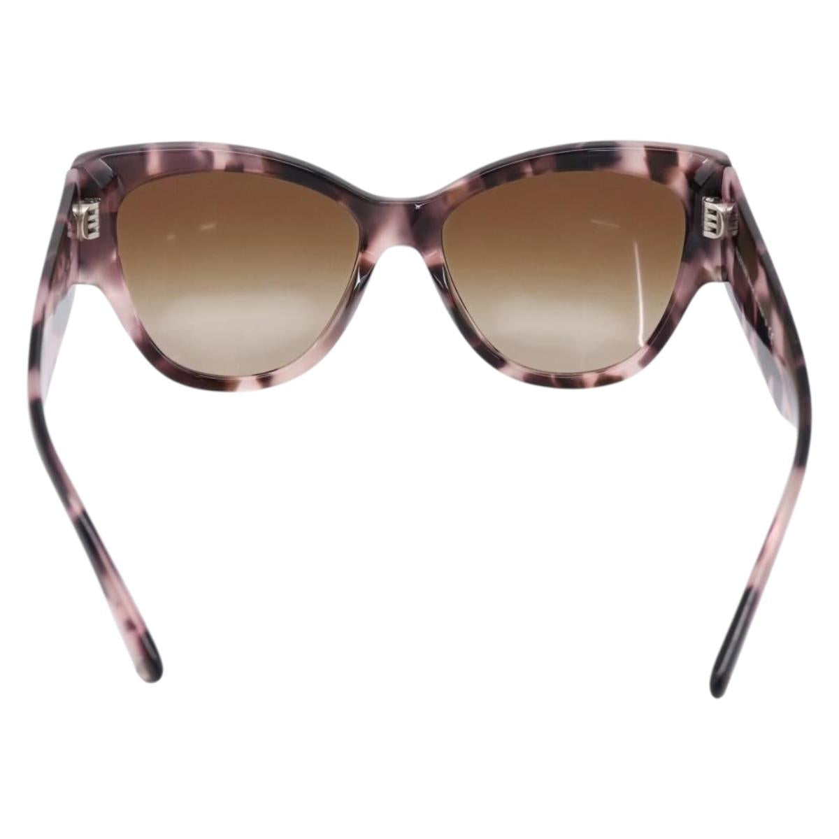 VALENTINO Sunglasses Plastic Pink Silver Auth BA15546A