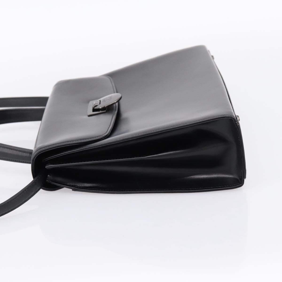GIVENCHY Hand Bag Leather 2way Black Auth BA15552A