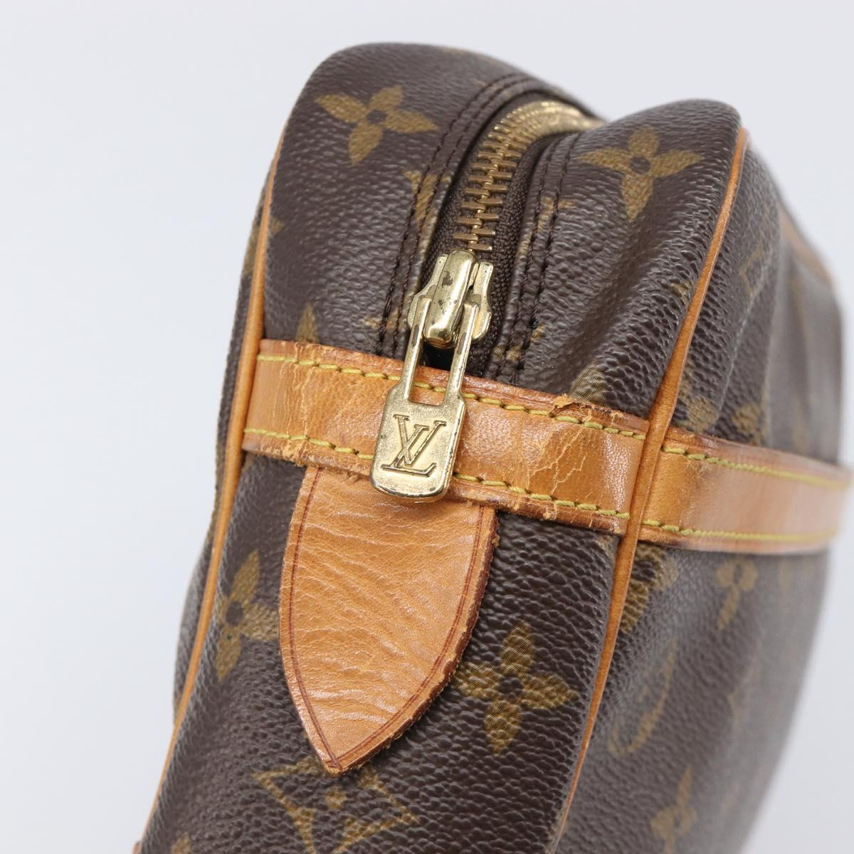LOUIS VUITTON Monogram Compiegne 28 Clutch Bag M51845 LV Auth BA15555