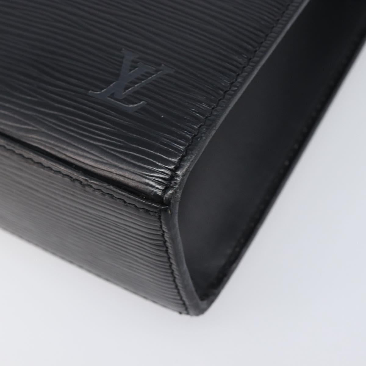 LOUIS VUITTON Epi Malesherbes Hand Bag Black M52372 LV Auth BA15558