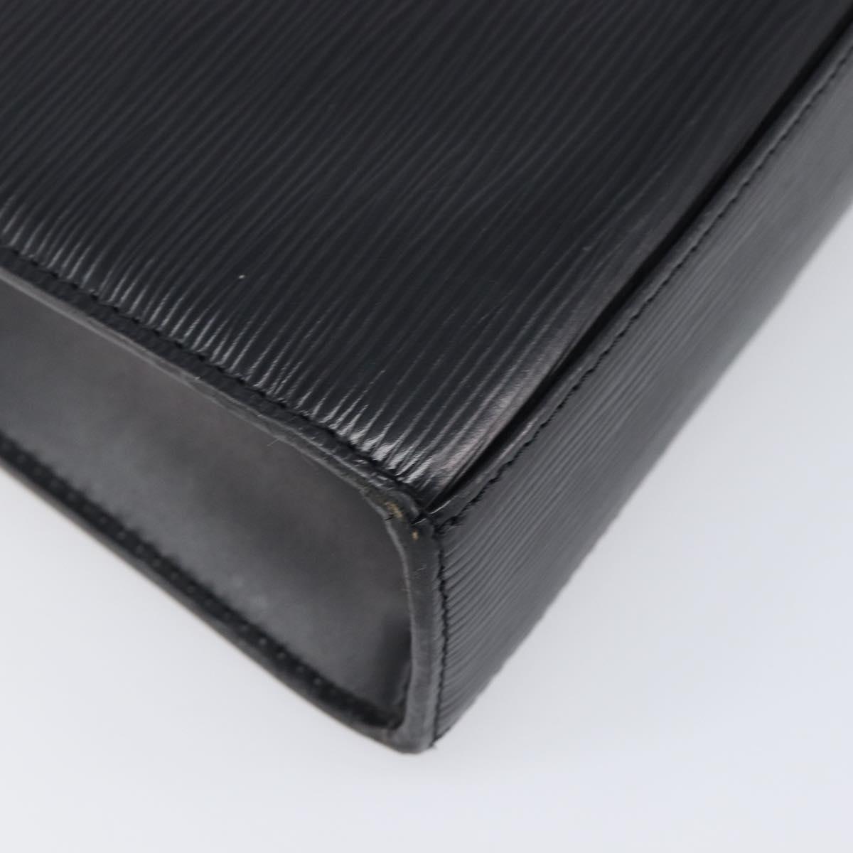 LOUIS VUITTON Epi Malesherbes Hand Bag Black M52372 LV Auth BA15558