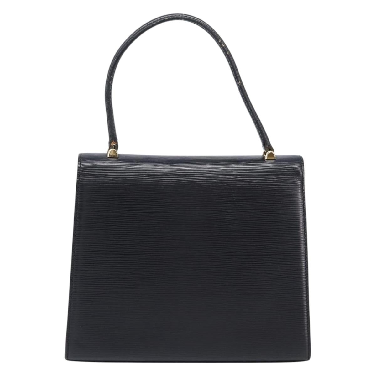 LOUIS VUITTON Epi Malesherbes Hand Bag Black M52372 LV Auth BA15558