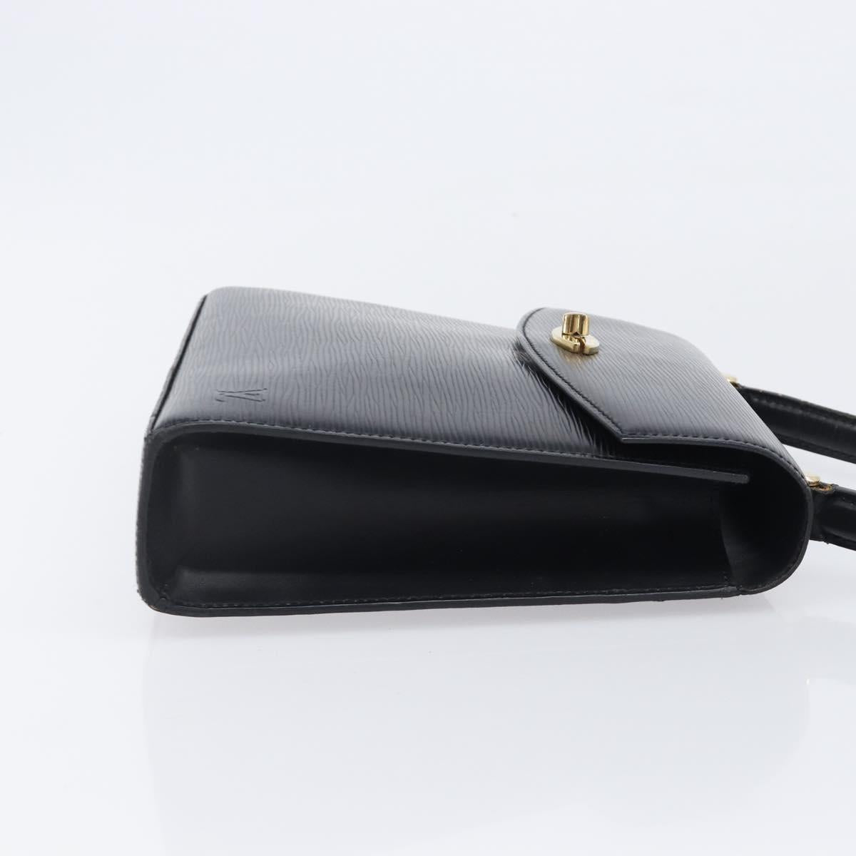 LOUIS VUITTON Epi Malesherbes Hand Bag Black M52372 LV Auth BA15558