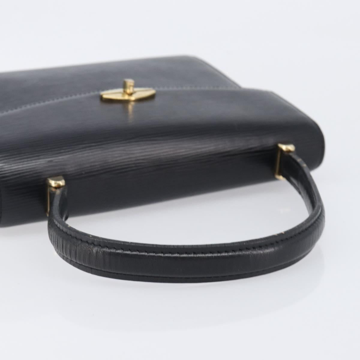 LOUIS VUITTON Epi Malesherbes Hand Bag Black M52372 LV Auth BA15558