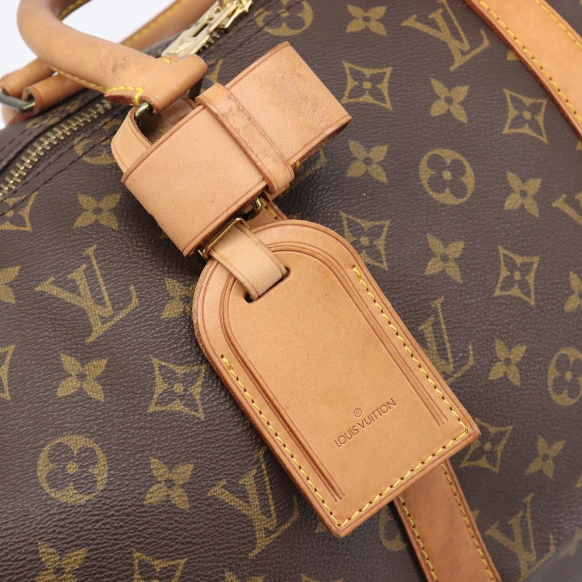 LOUIS VUITTON Monogram Keepall 50 Boston Bag M41426 LV Auth BA15561A