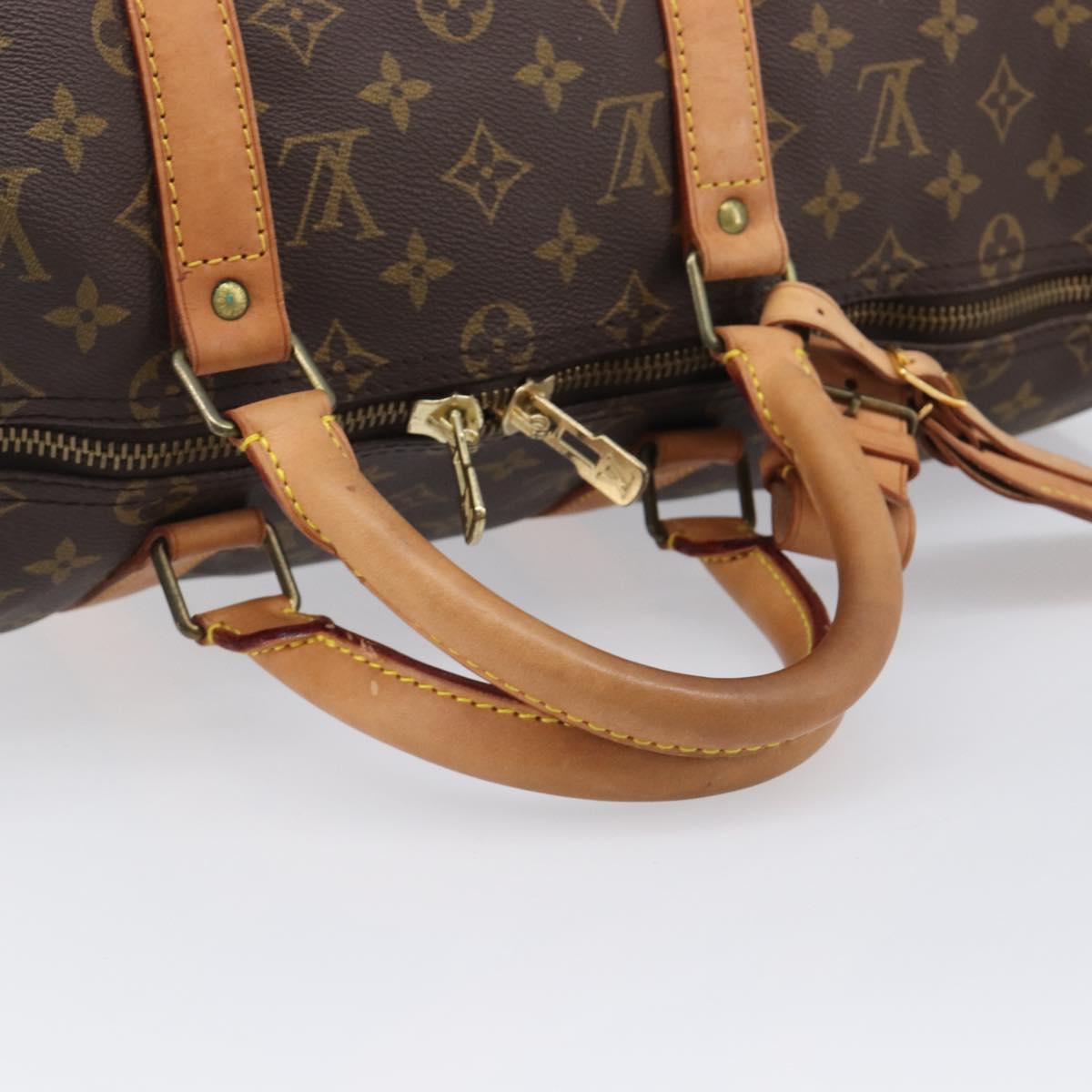 LOUIS VUITTON Monogram Keepall 50 Boston Bag M41426 LV Auth BA15561A