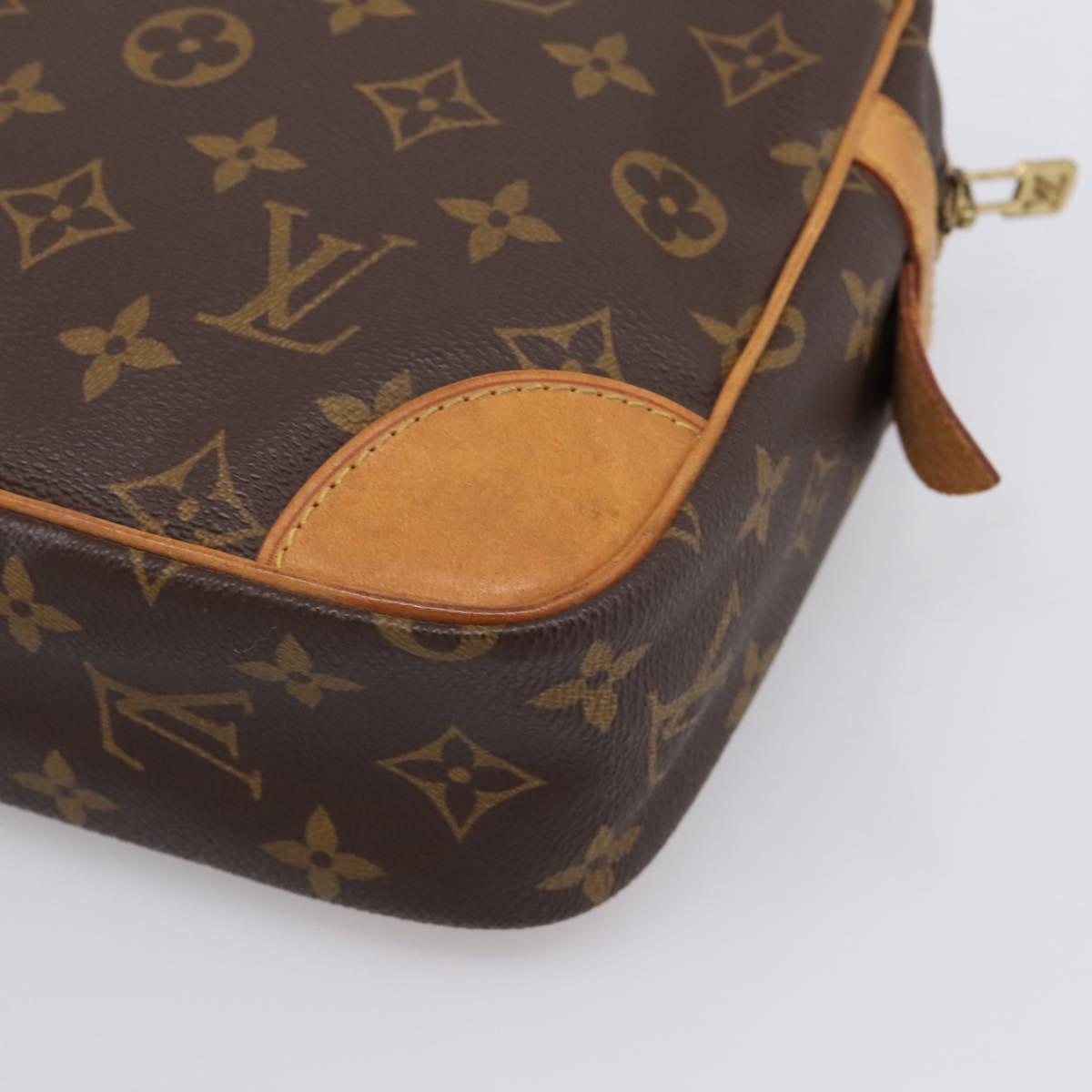 LOUIS VUITTON Monogram Compiegne 28 Clutch Bag M51845 LV Auth BA15562