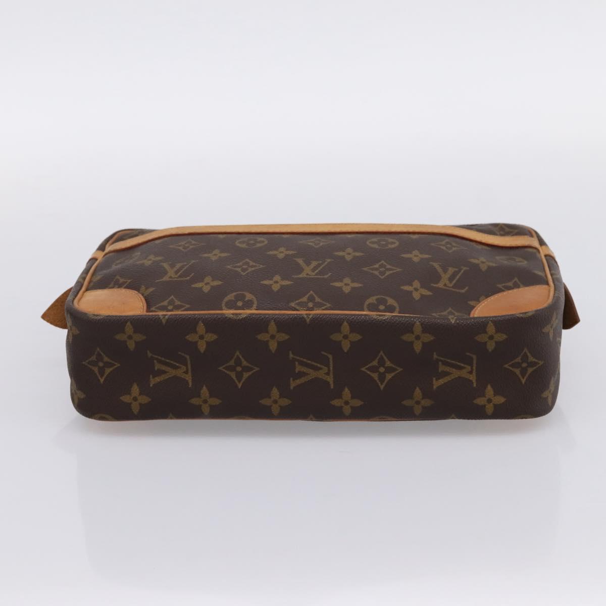 LOUIS VUITTON Monogram Compiegne 28 Clutch Bag M51845 LV Auth BA15562