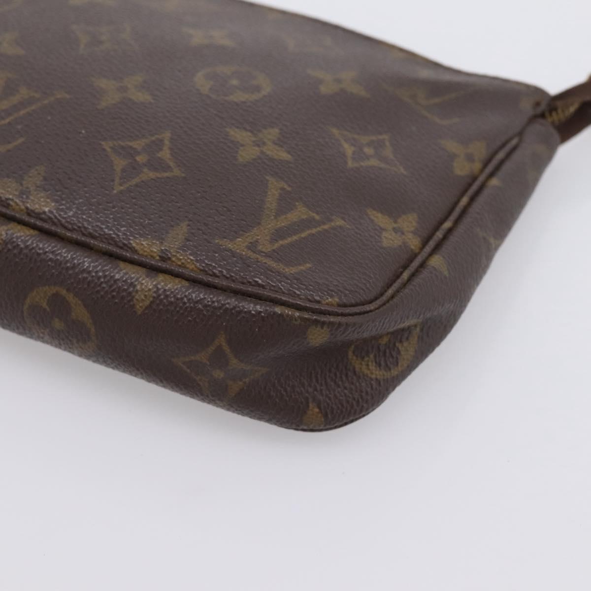 LOUIS VUITTON Monogram Pochette Accessoires Pouch M51980 LV Auth BA15564