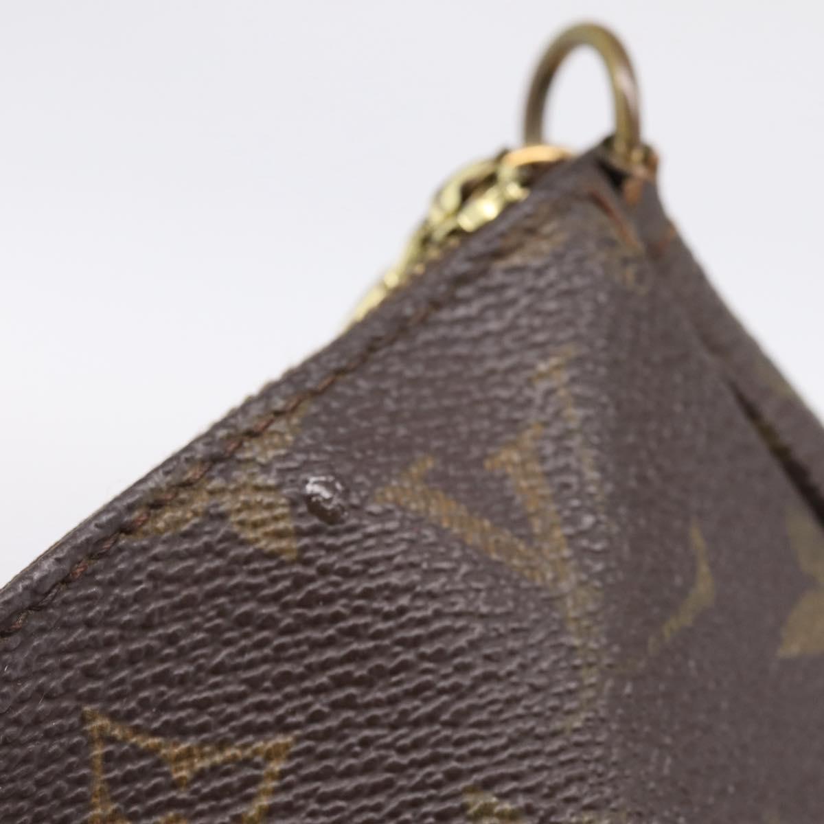 LOUIS VUITTON Monogram Pochette Accessoires Pouch M51980 LV Auth BA15564
