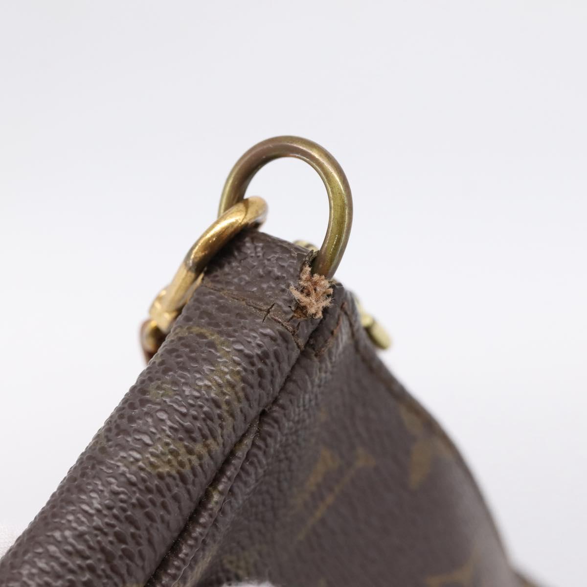 LOUIS VUITTON Monogram Pochette Accessoires Pouch M51980 LV Auth BA15564