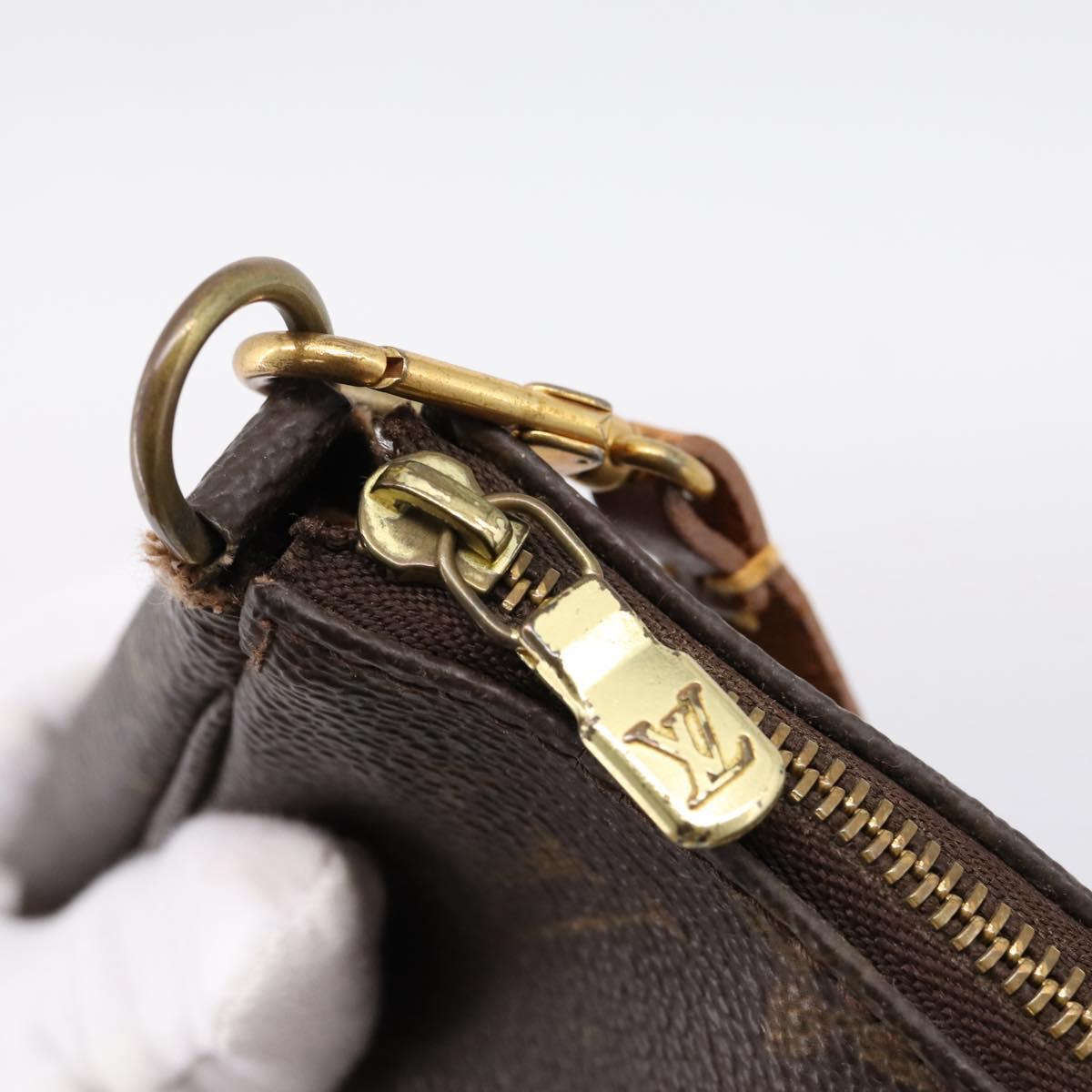 LOUIS VUITTON Monogram Pochette Accessoires Pouch M51980 LV Auth BA15564