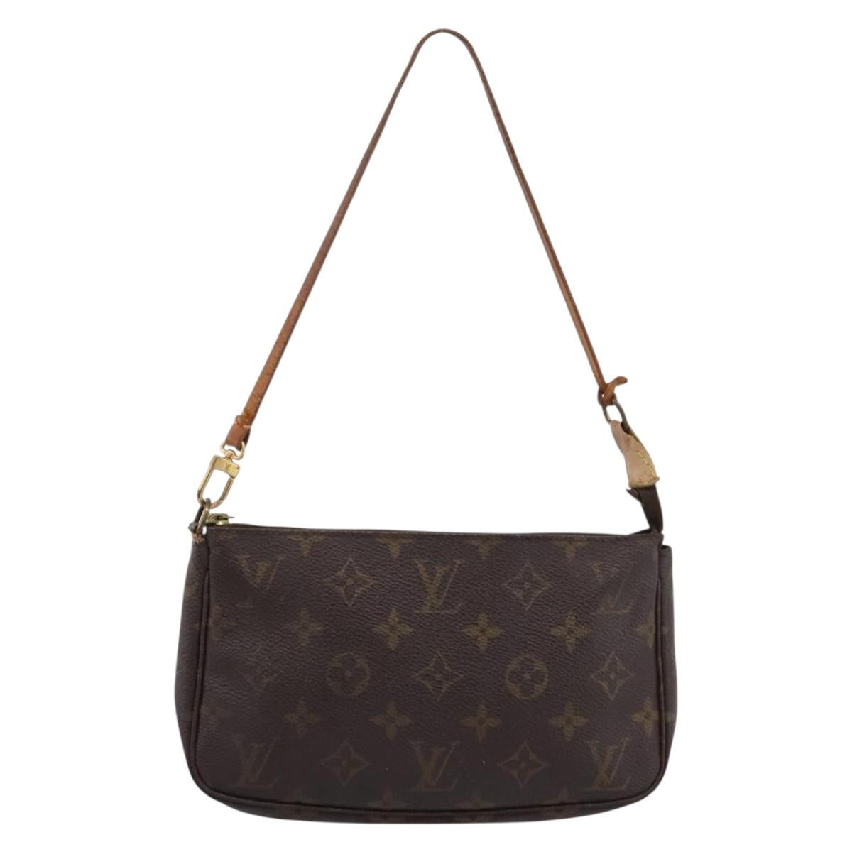 LOUIS VUITTON Monogram Pochette Accessoires Pouch M51980 LV Auth BA15564