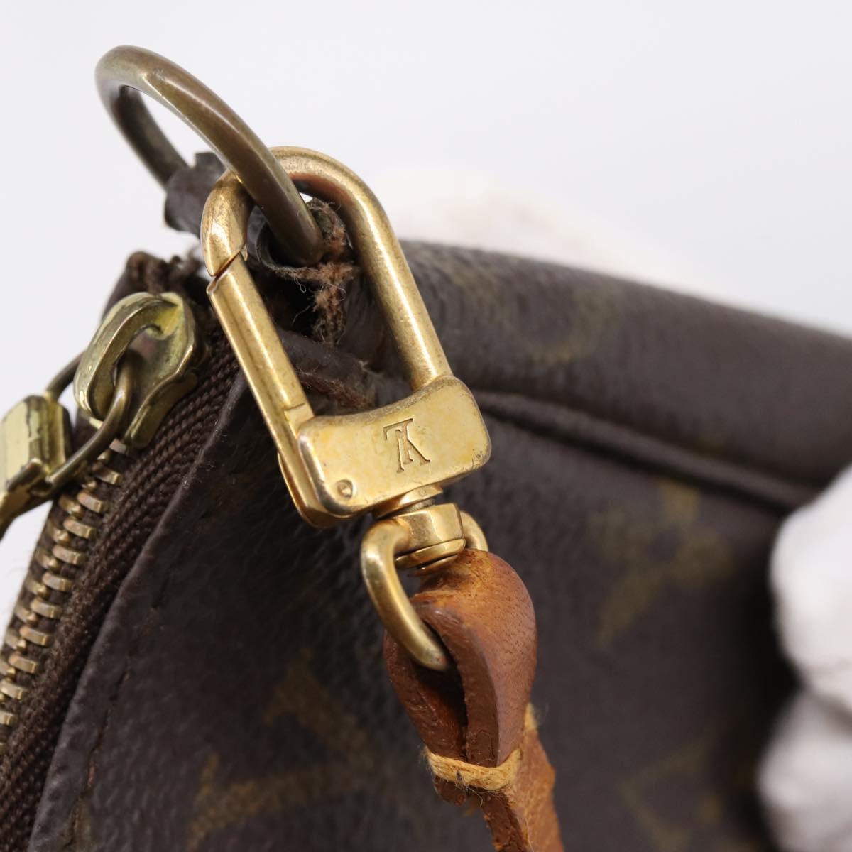 LOUIS VUITTON Monogram Pochette Accessoires Pouch M51980 LV Auth BA15564
