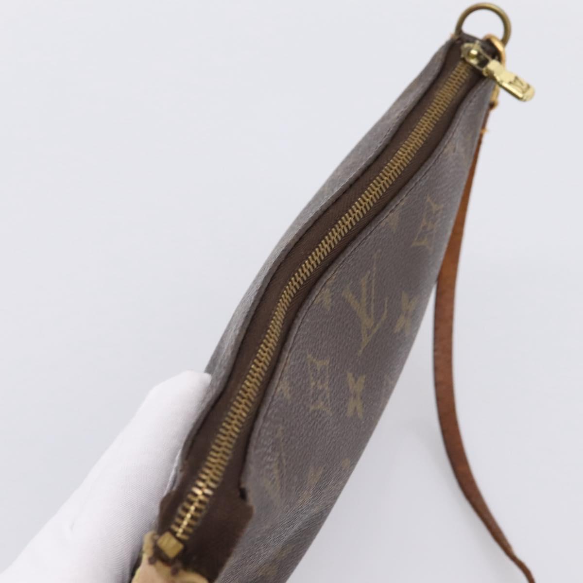 LOUIS VUITTON Monogram Pochette Accessoires Pouch M51980 LV Auth BA15564