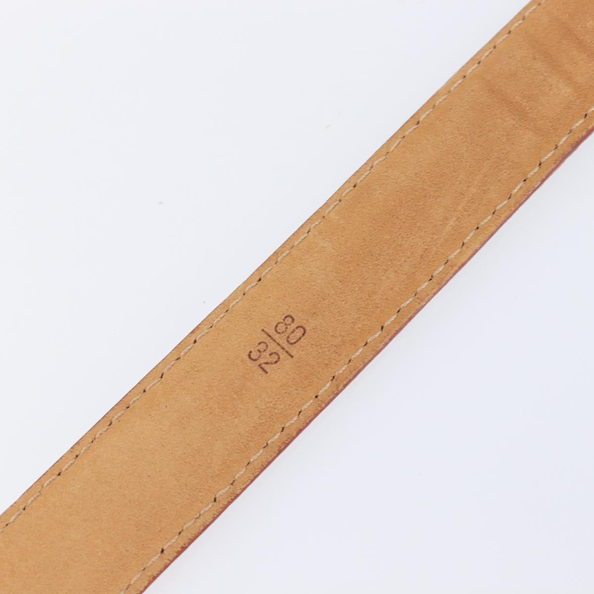 LOUIS VUITTON Monogram Multicolor Ceinture Carre Belt White M9272 Auth BA15567