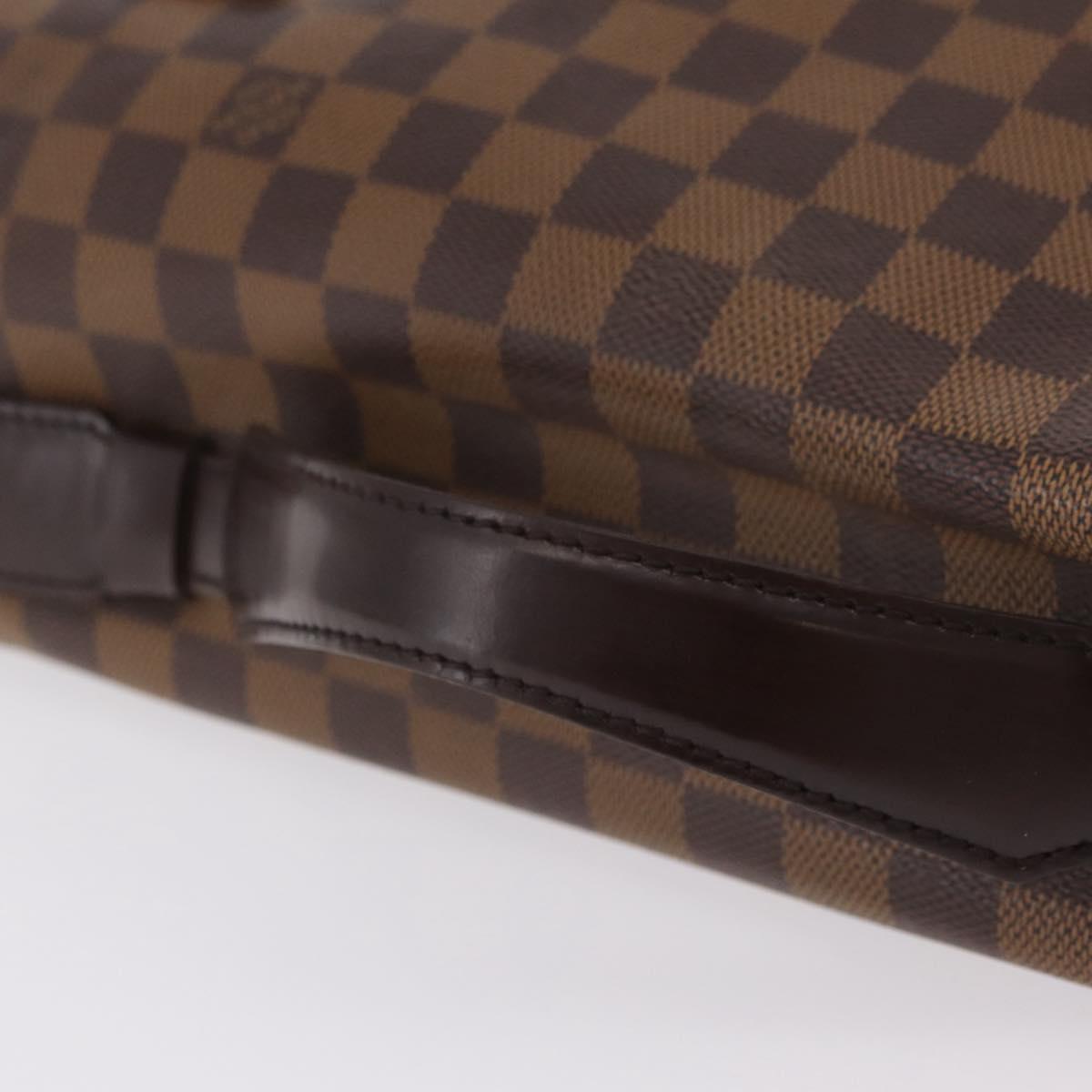 LOUIS VUITTON Damier Ebene Broadway Shoulder Bag N42270 LV Auth BA15571