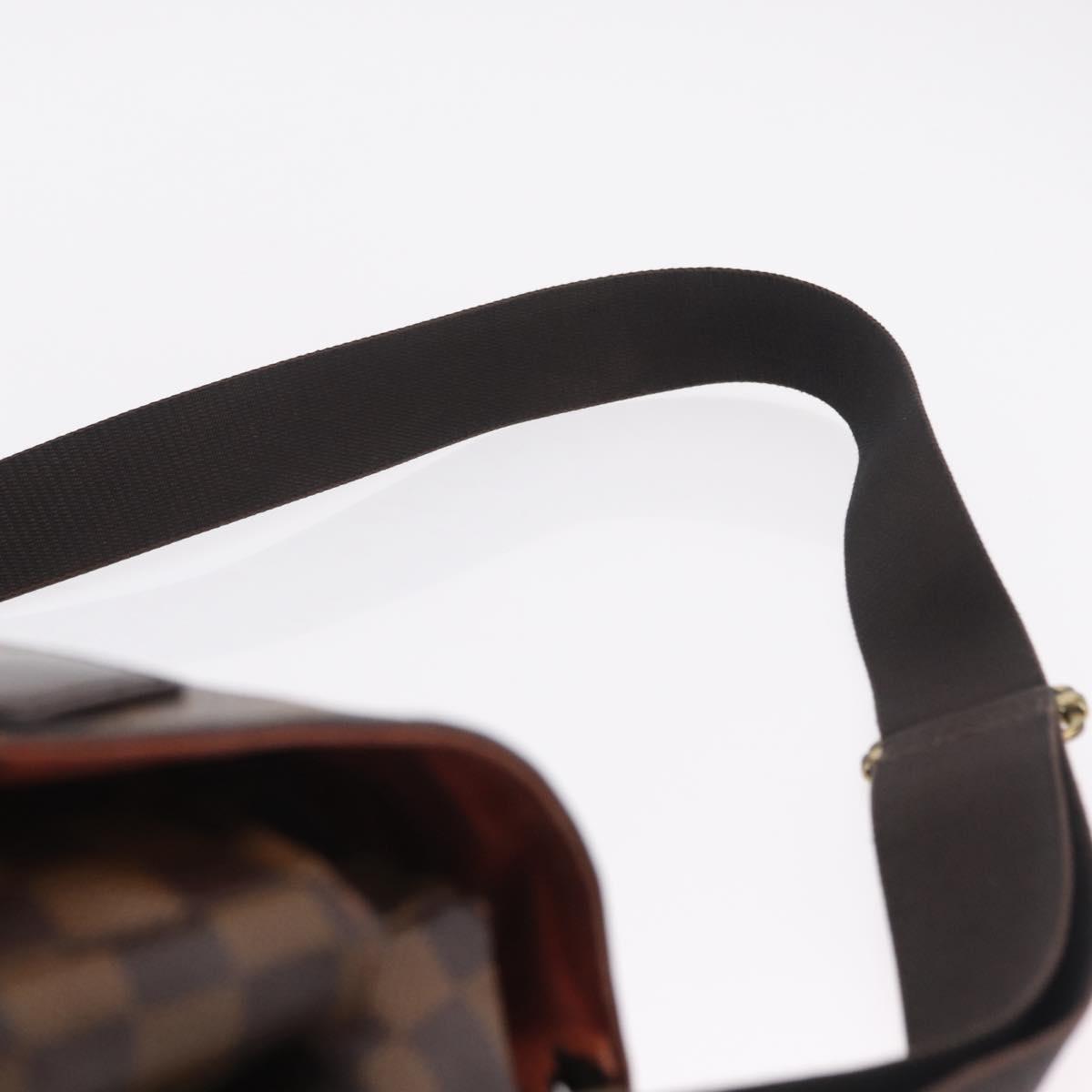 LOUIS VUITTON Damier Ebene Broadway Shoulder Bag N42270 LV Auth BA15571