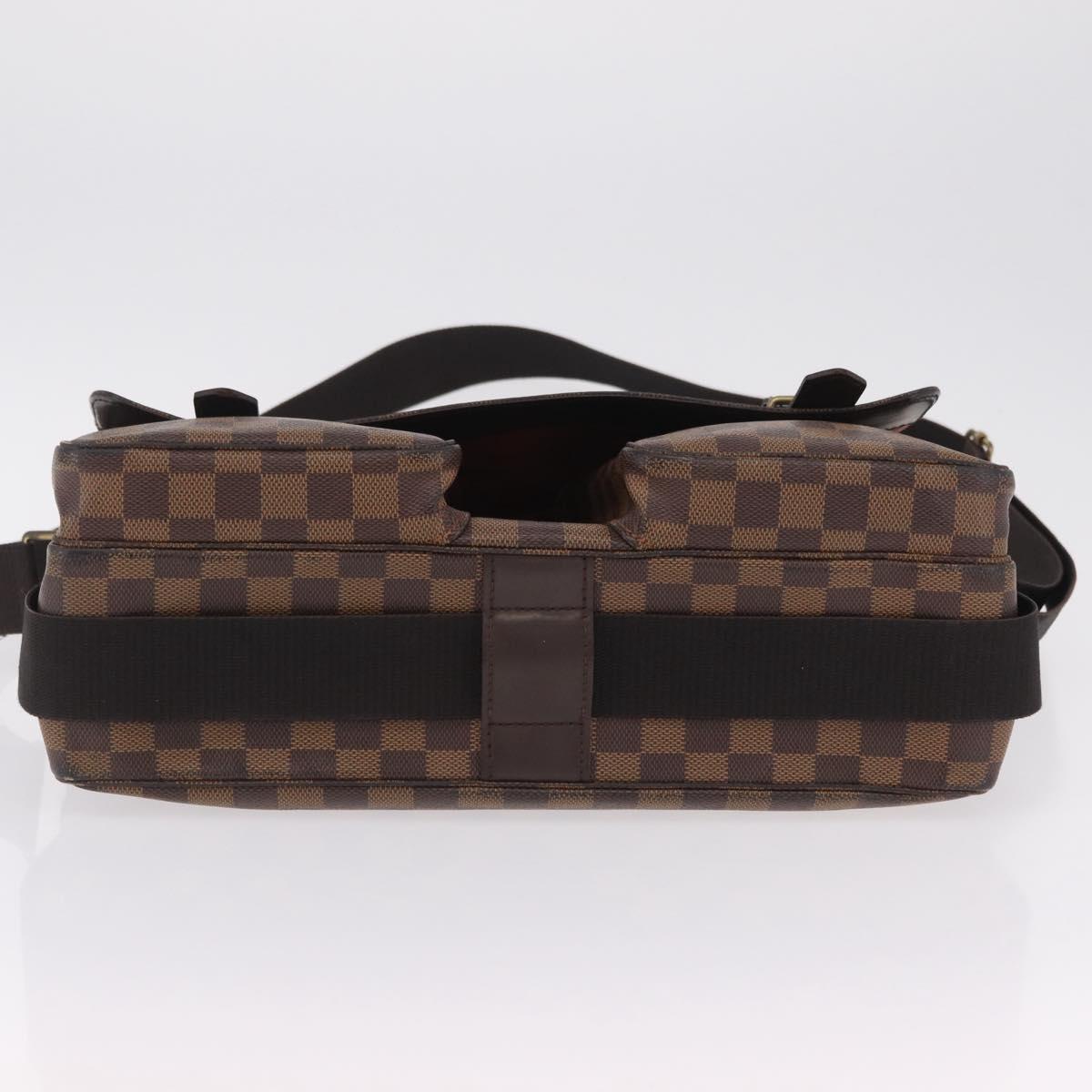 LOUIS VUITTON Damier Ebene Broadway Shoulder Bag N42270 LV Auth BA15571