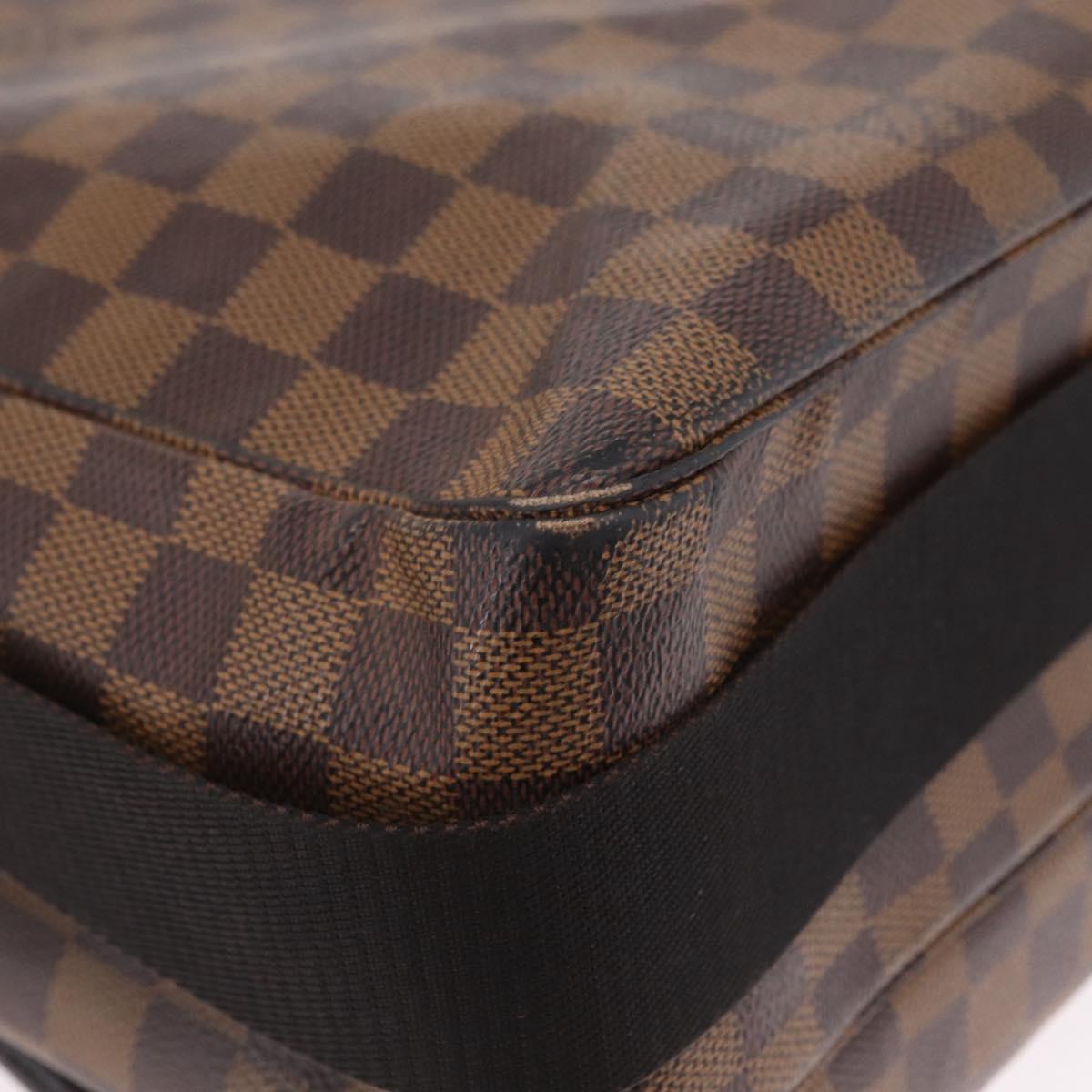 LOUIS VUITTON Damier Ebene Broadway Shoulder Bag N42270 LV Auth BA15571