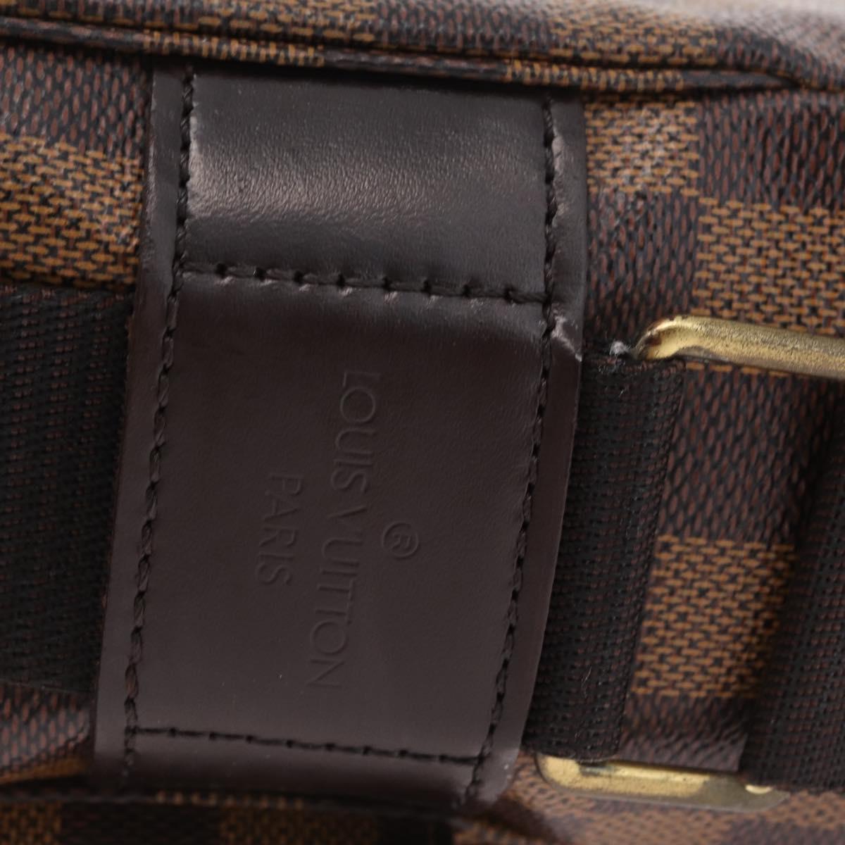 LOUIS VUITTON Damier Ebene Broadway Shoulder Bag N42270 LV Auth BA15571