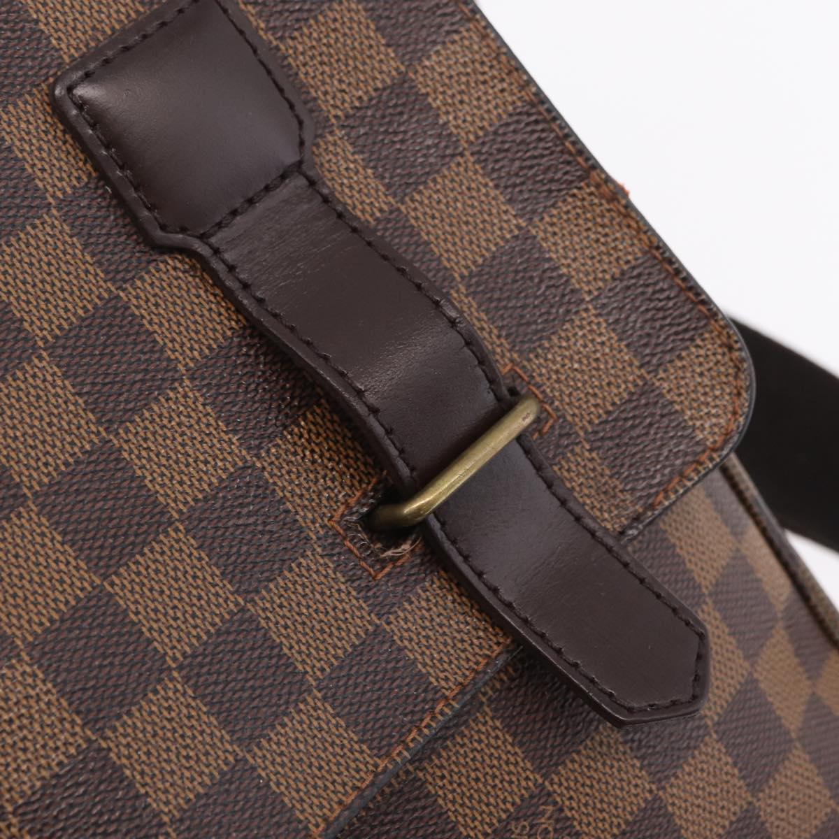 LOUIS VUITTON Damier Ebene Broadway Shoulder Bag N42270 LV Auth BA15571
