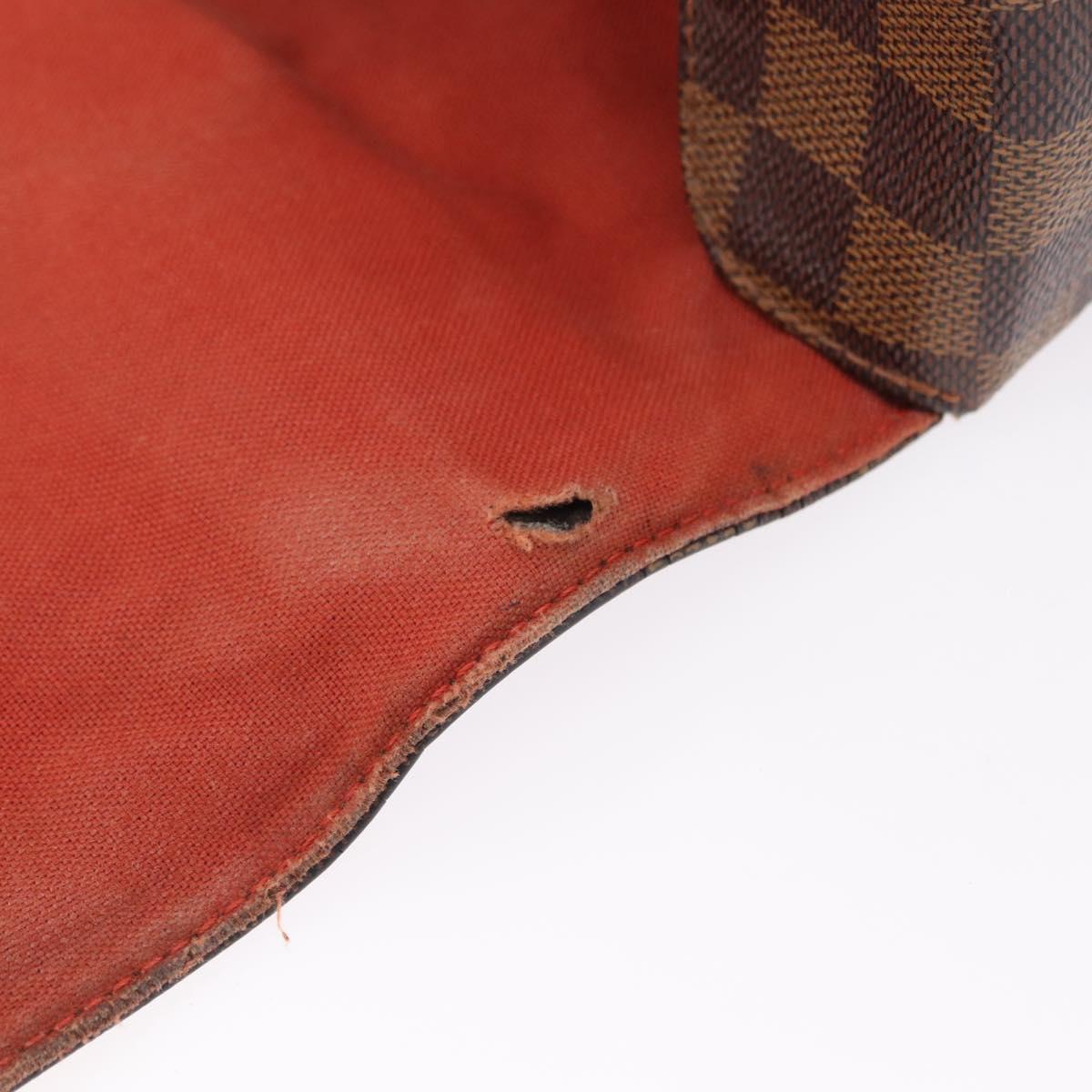 LOUIS VUITTON Damier Ebene Broadway Shoulder Bag N42270 LV Auth BA15571